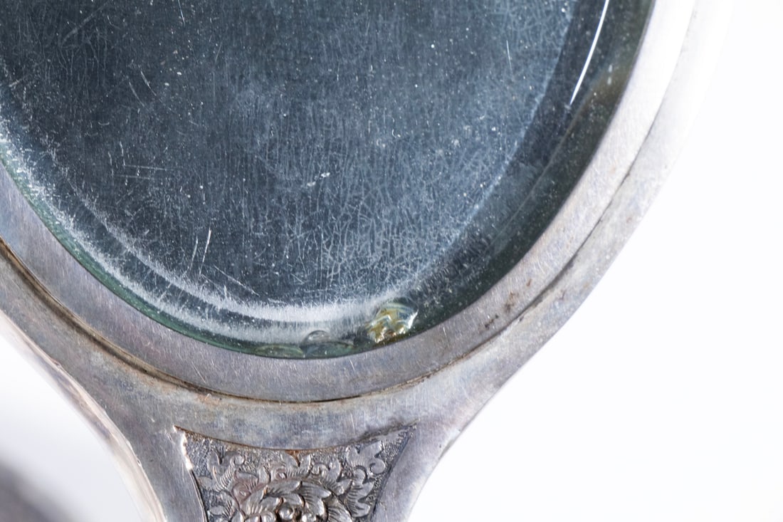 (8 PC) SILVERPLATE VANITY SET - 2