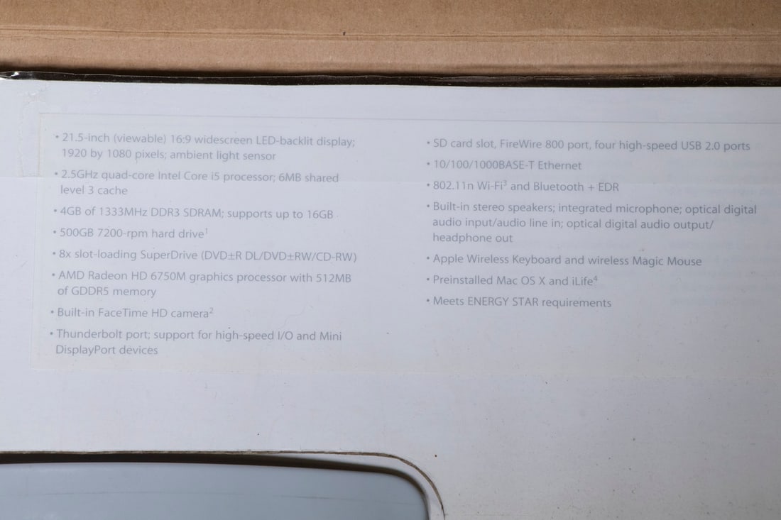 APPLE IMAC A1311 COMPUTER - 3