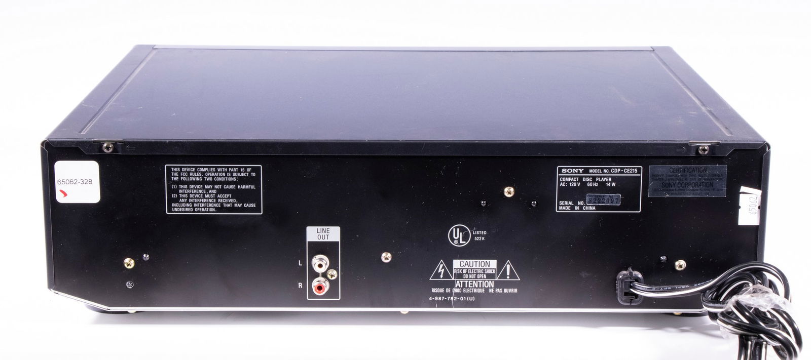 SONY COMPACT DISC PLAYER CDP-CE215 - 3