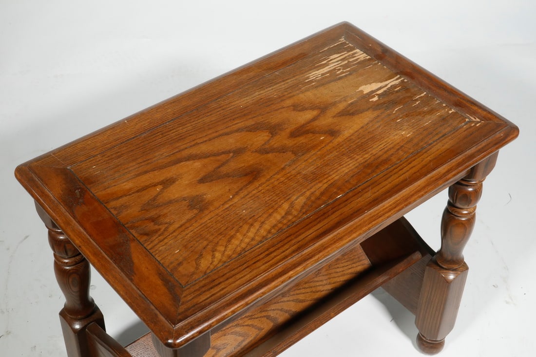 END TABLE WITH MAGAZINE RACK - 2