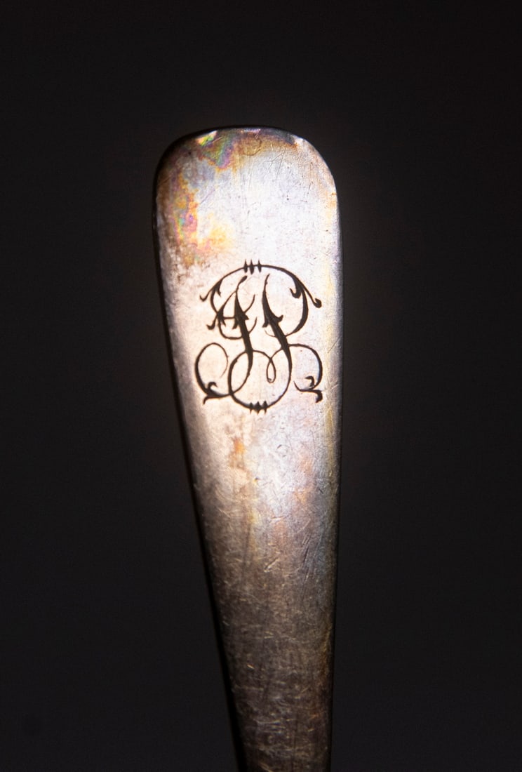 CASED GERMAN SILVER SPOONS - 2