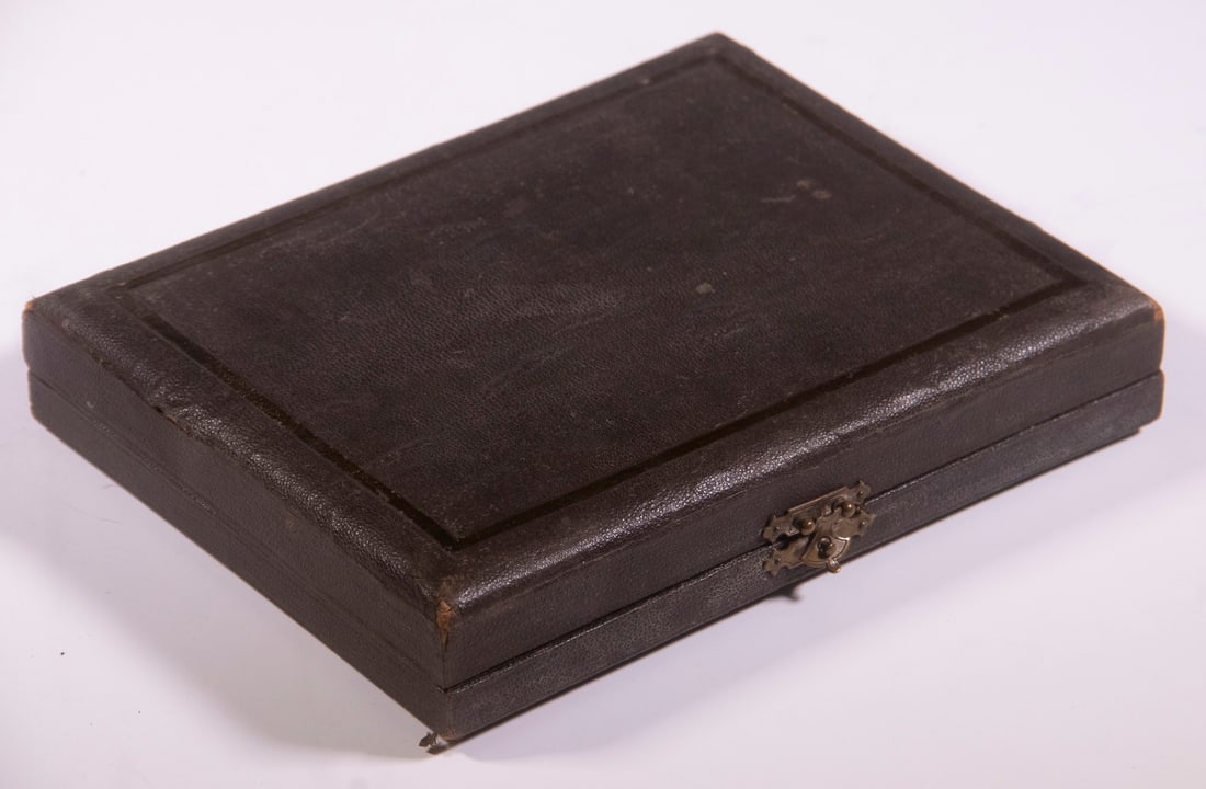 CASED GERMAN SILVER SPOONS - 4