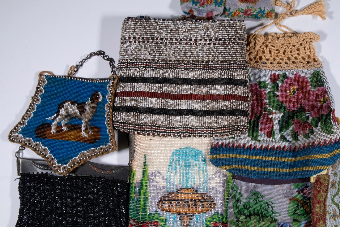 (9) ASSORTED BEADED BAGS - 2