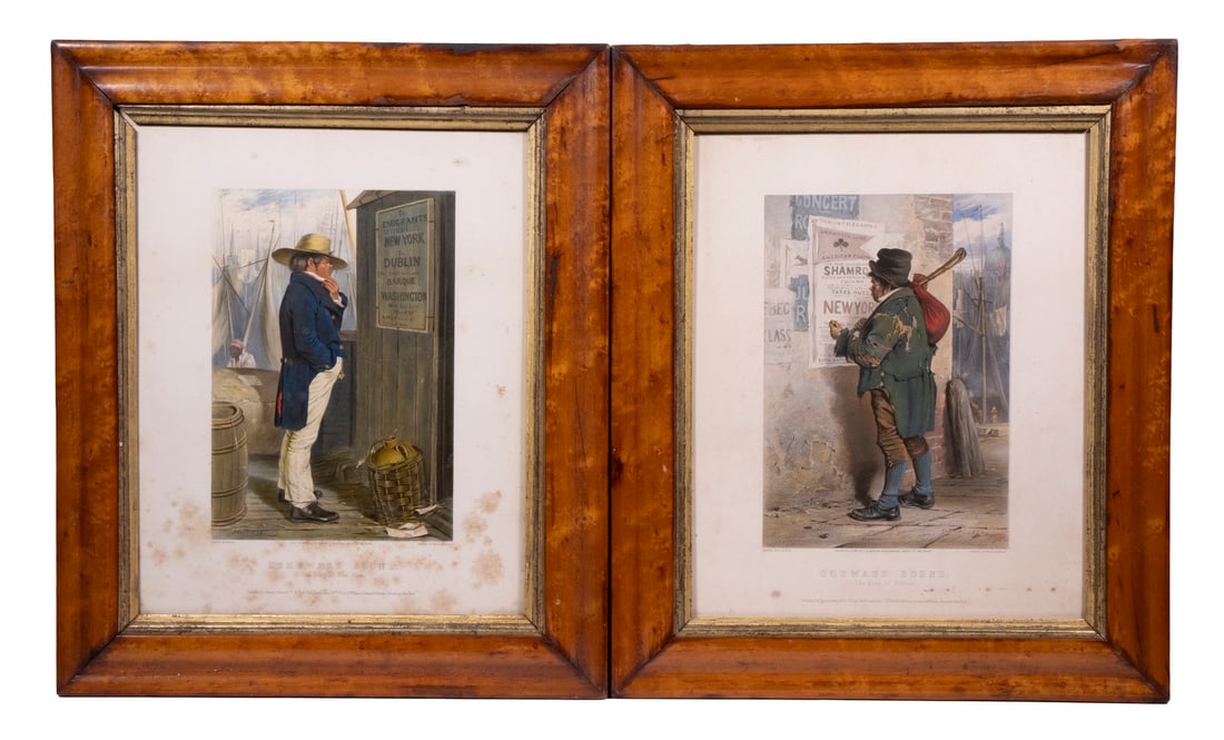 PAIR OF BRITISH SATIRICAL PRINTS (1 of 5)