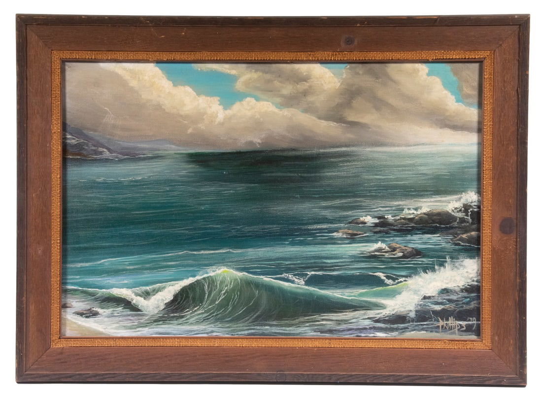 CALIFORNIA SEASCAPE PAINTING (1 of 4)