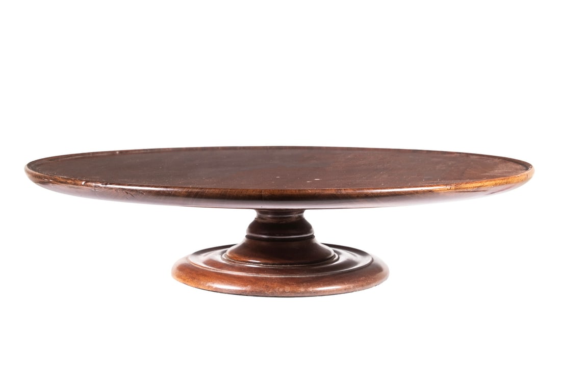 MAHOGANY LAZY SUSAN (1 of 2)