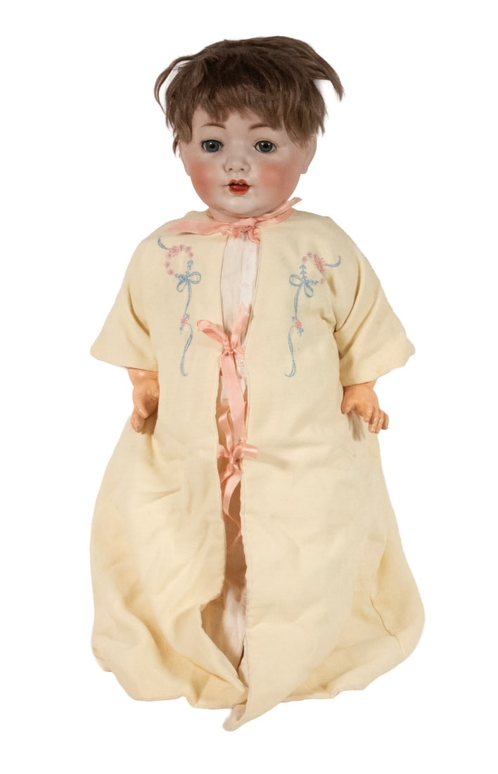 GERMAN BISQUE HEAD BABY DOLL (1 of 3)
