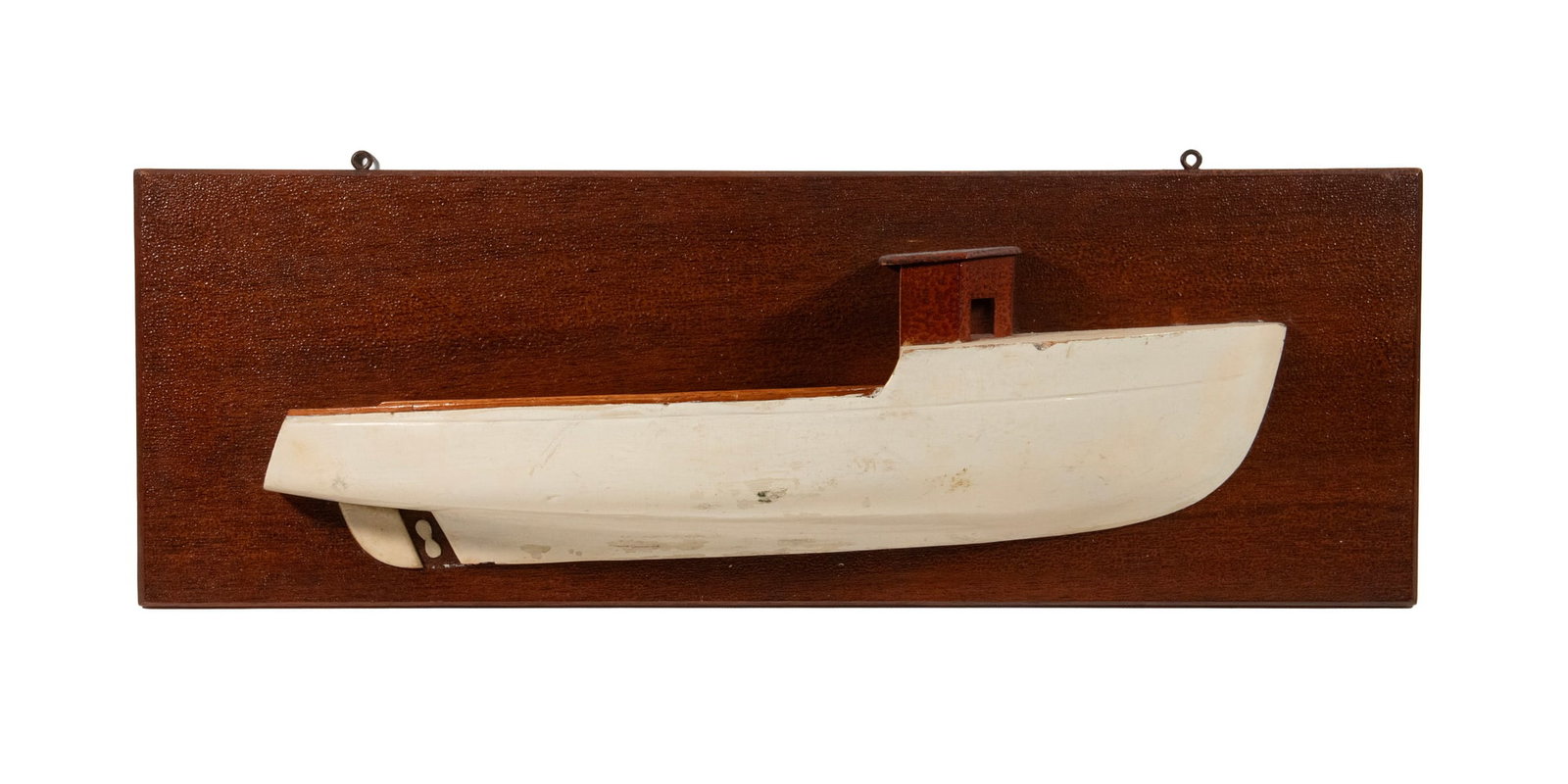 HALF HULL MODEL OF LOBSTER BOAT (1 of 1)
