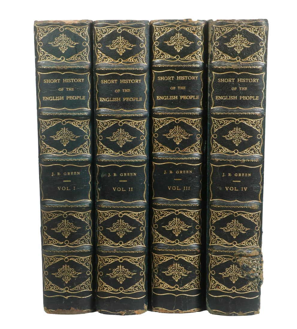 (4 VOL SET) BOOKS ENGLISH HISTORY, J.R. GREEN (1 of 3)