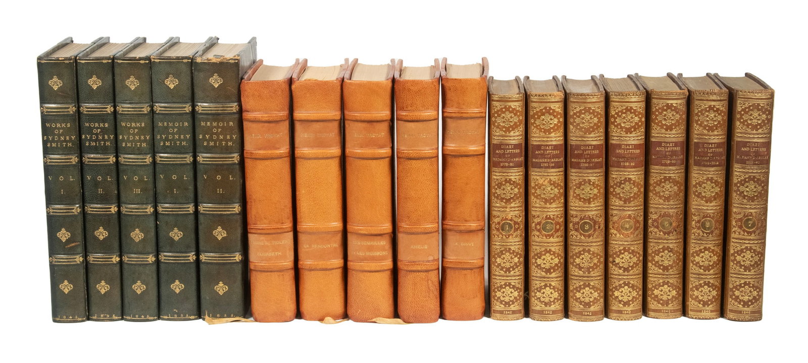 (3 SETS) BOOKS, LITERATURE & MEMOIRS, LEATHER (1 of 1)