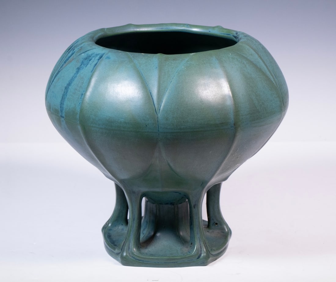 STELLMACHER TEPLITZ ART NOUVEAU POTTERY BOWL (1 of 2)