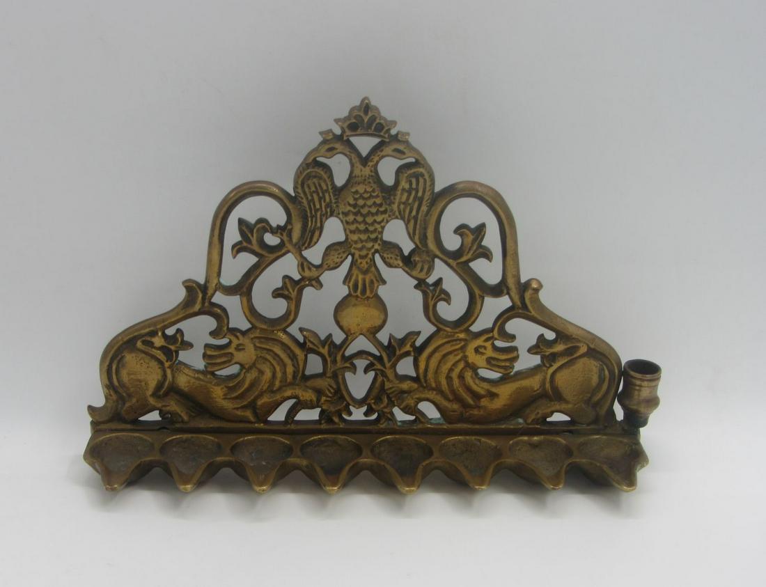 Bronze Chanuka menora. Albania (1 of 5)