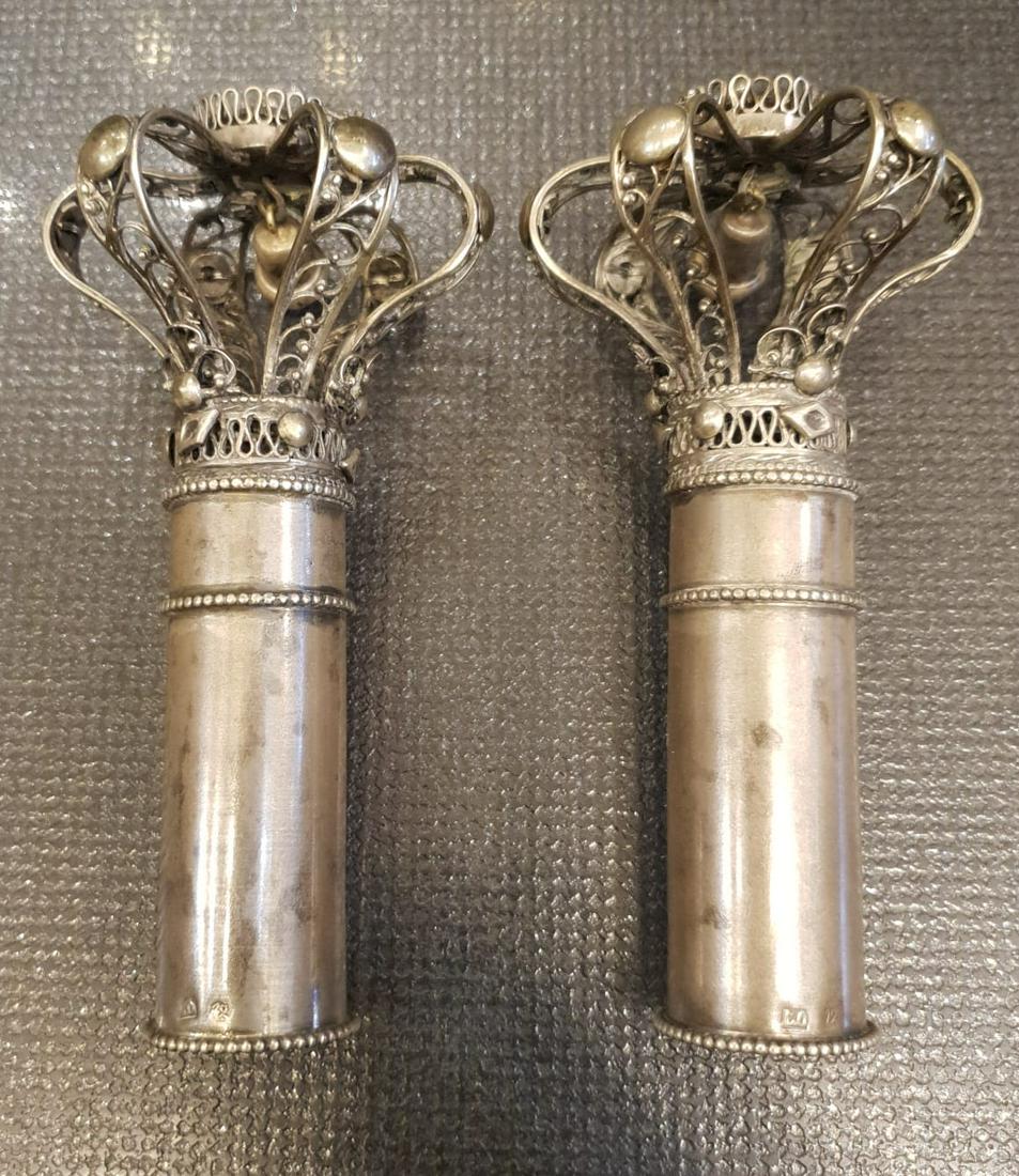 Pair of Torah finials (1 of 1)