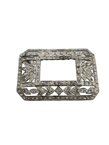 Vintage Paste Stone Brooch
