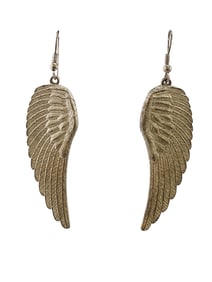 Vintage Angel Wing Pierced Earrings