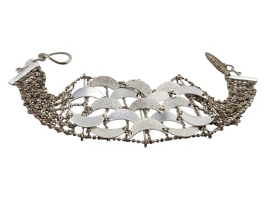 Vintage Silver Tone Bracelet Laundry By Shelli Segal
