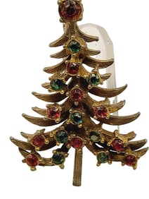 Vintage Christmas Tree Brooch (A562)