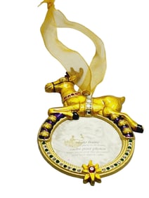 Christmas Reindeer Frame Ornament