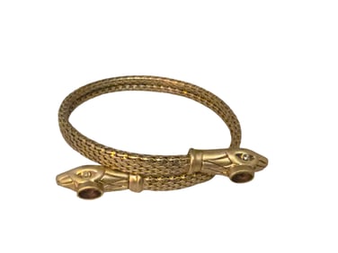 Fab Stella & Dot Discontinued Snake Bracelet with Glass