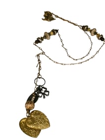 Vintage Asymetrical Heart Necklace