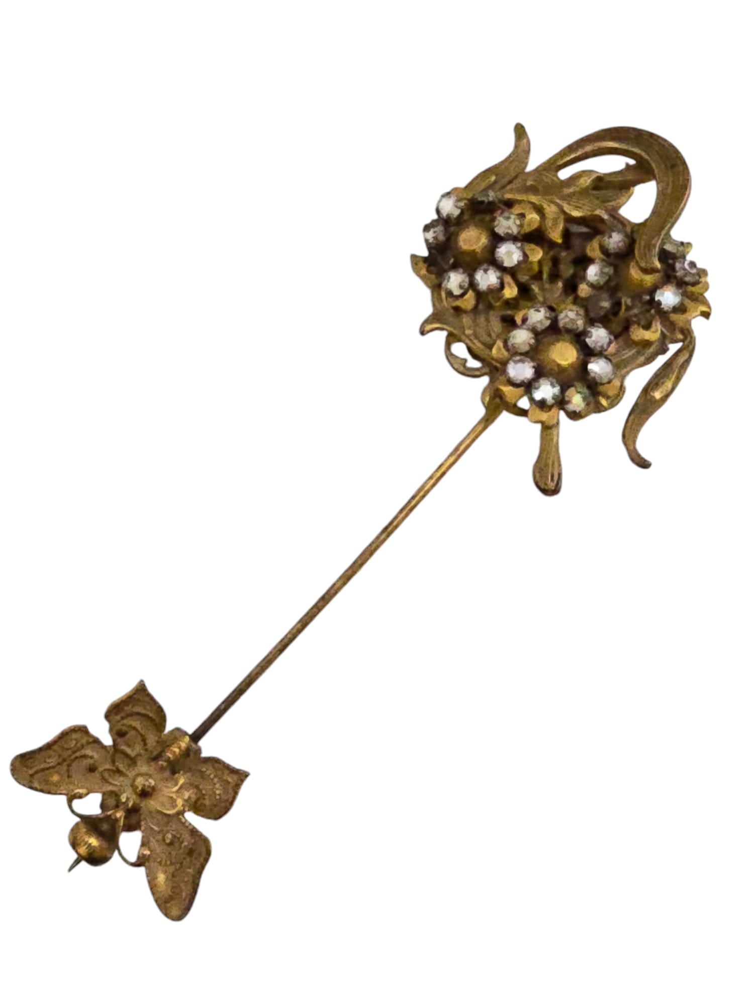 UNSIGNED HASKELL JEWELED STICK PIN (1 of 6)