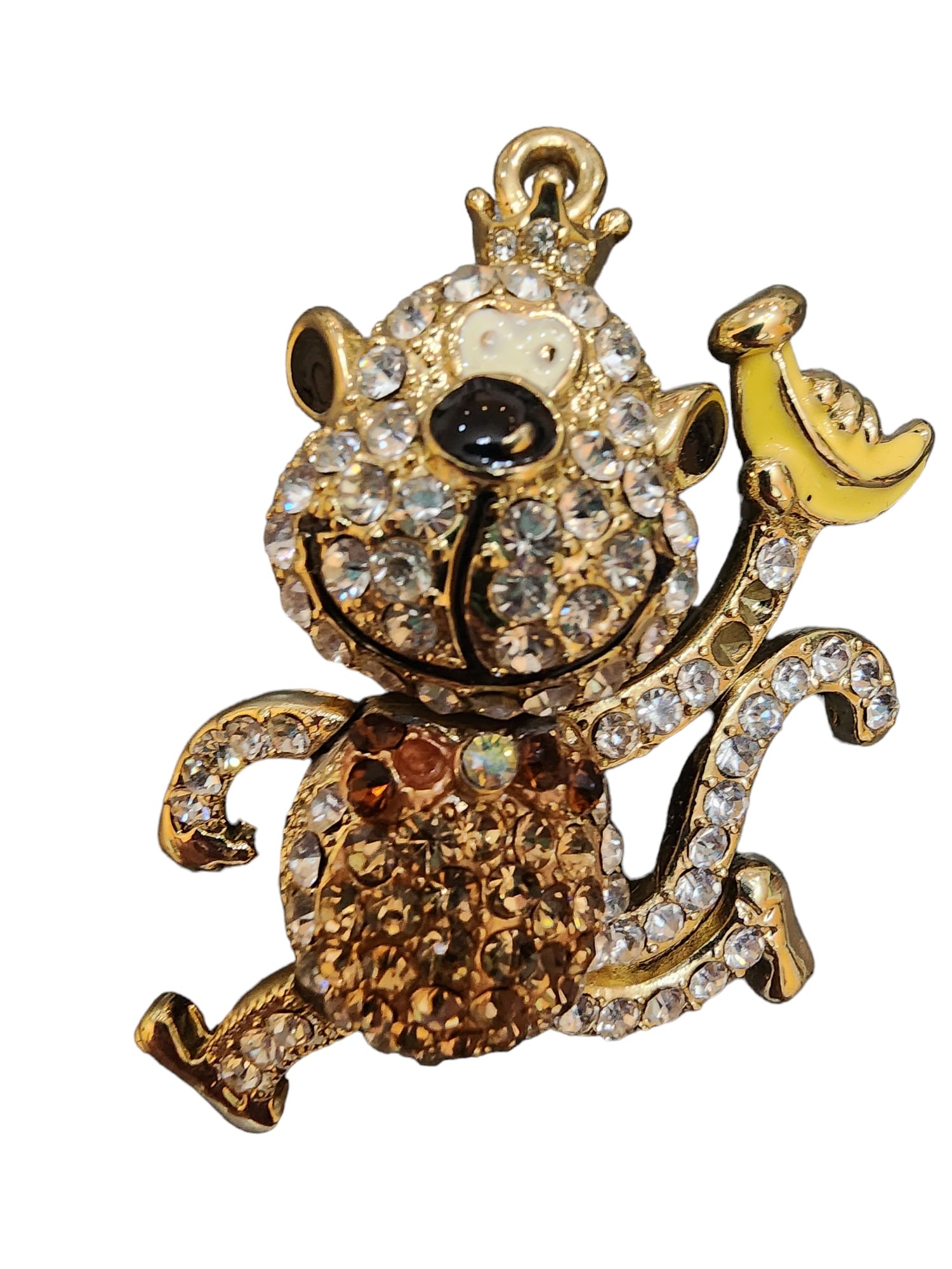 HUGE ANIMAL RHINESTONE CHARM *AS IS *: HUGE ANIMAL RHINESTONE CHARM *AS IS *, MISSING 2 RHINESTONES, EASY FIX, HEAVY, 3" WE OFFER IN-HOUSE SHIPPING AS WELL AS LIVE SHIPPING