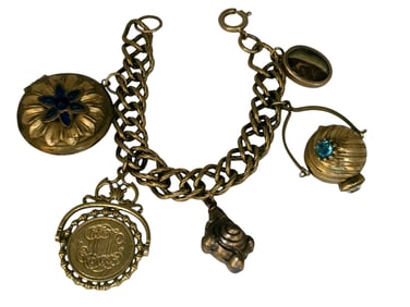AMAZING ANTIQUE CHARM BRACELETS