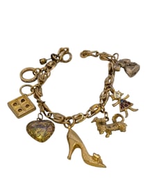 VINTAGE UNIQUE FUN CHARM BRACELET