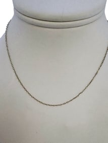 VINTAGE 1/20TH 10K GOLD FILLED 15" CHAIN NECKLACE