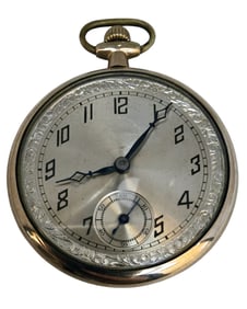 ANTIQUE GOLD FILLED BROOKLYN WATCH CASE ORIENT 9558619 POCKET WATCH