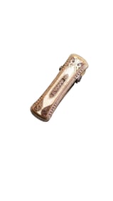 ANTIQUE GOLD FILLED AND GUILLOCHE TIE CLIP
