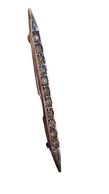 ANTIQUE PASTE BAR PIN BROOCH