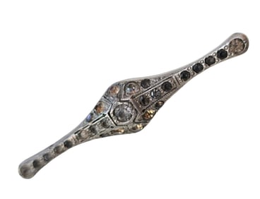 ANTIQUE PASTE BAR PIN BROOCH