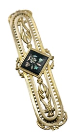 VINTAGE UNIQUE BRASS BROOCH