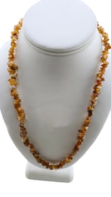 VINTAGE SEMI PRECIOUS CHIP NECKLACE