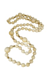 VINTAGE HAND KNOTTED STONE NECKLACE