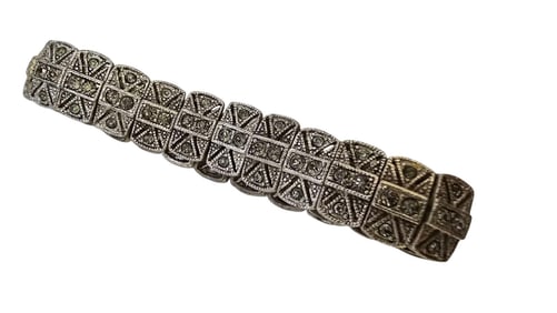 VINTAGE RHINESTONE STRETCHY BRACELET