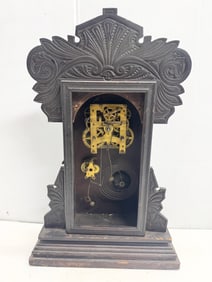 Antique gingerbread Mantle Parlor Clock Case