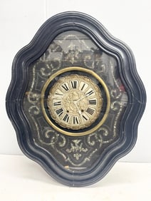 Antique Mother of Pearl Inlay Wall Clock