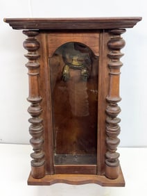 Antique Wood Wall Clock Case