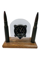ANTIQUE ELGIN NATIONAL CLOCK CO BULLET TABLE TOP 8 DAY CLOCK