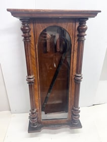 Antique Mahogany Wood Large Wall Clock Case