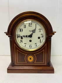 Westminster Chime Mantel Clock Vintage Sligh Mechanical Clock Franz Hermes Two Jewels