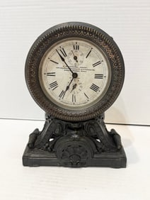 Antique A. Winterhalter Jeweler Bronx Seth Thomas Mantle Clock
