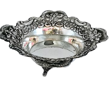 VINTAGE FOOTED STERLING BOWL