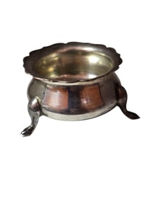 VINTAGE WILLIAM ADAMS #43027 STERLING FANCY FOOTED CANDY/NUT DISH MADE IN ENGLAND