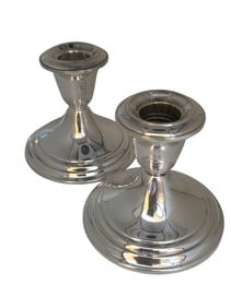 VINTAGE GORHAM STERLING WEIGHTED CANDLESTICK