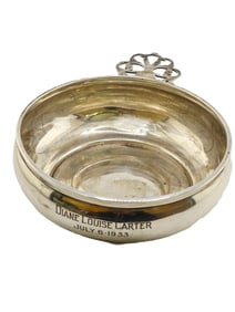 ANTIQUE DATED 1933 STERLING PORRIDGE BOWL