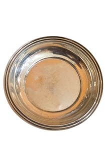 VINTAGE SMALL STERLING SAUCER/SMALL PLATE