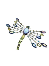 VINTAGE ACRYLIC DRAGONFLY/BUTTERFLY BROOCH ATTRIBUTED TO AVON
